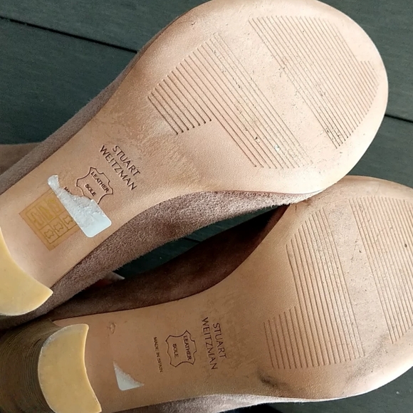 STUART WEITZMAN Peep Toe Ankle Heeled Boots - Picture 15 of 17